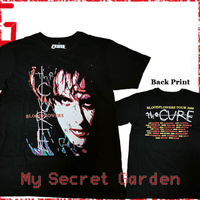 The Cure - Bloodflowers Tour '00 Official Unisex  Premium Carbon T-Shirt ( Men S, M, L, XL ) ***READY TO SHIP from Hong Kong***